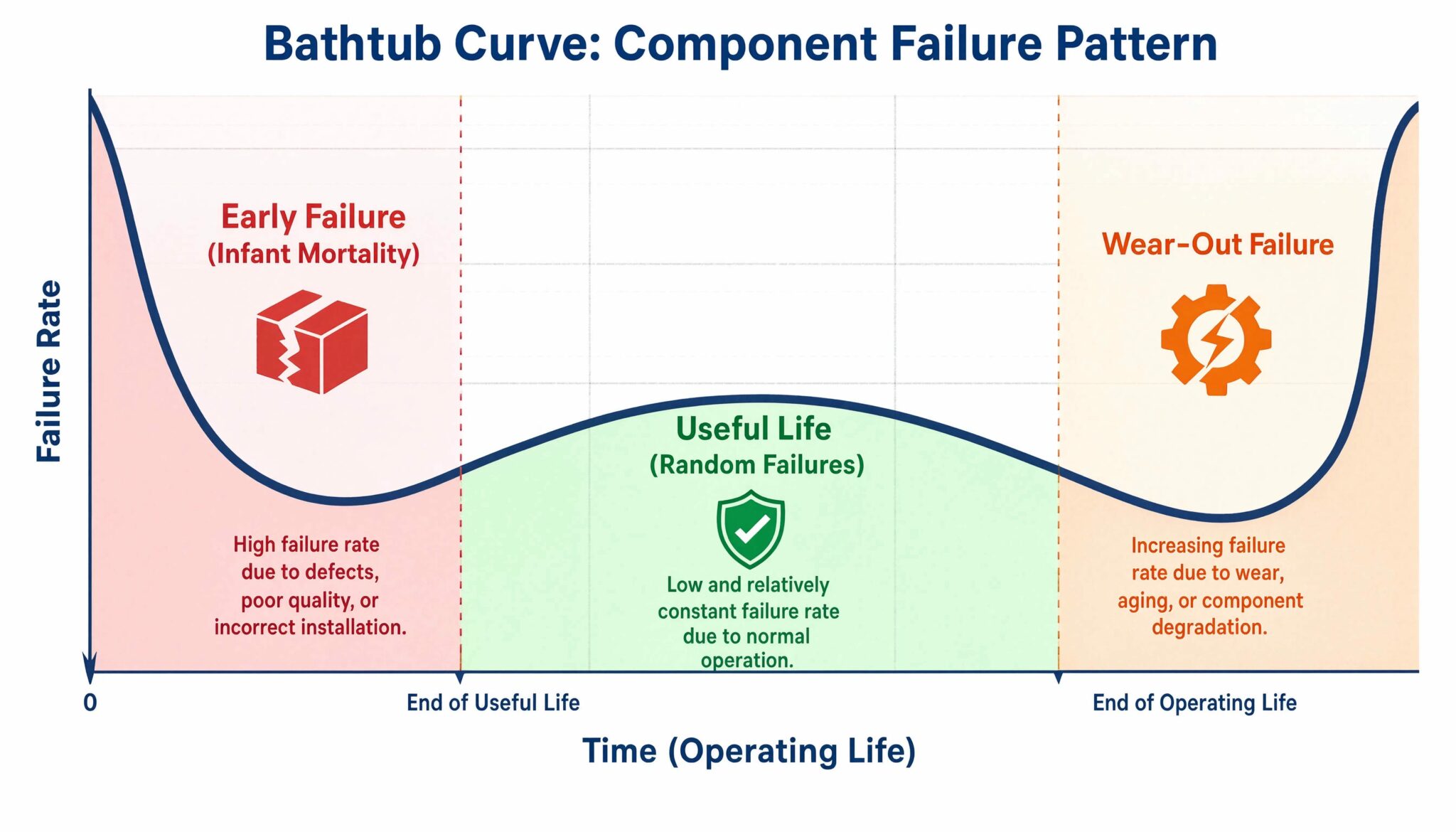 What Is a Bathtub Curve? Recognizing Failure Patterns for More Reliable ...