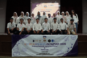 Delegasi mahasiswa ITS dalam kegiatan STREAMWAVES Olympiad 2026 yang diselenggarakan di Universiti Teknologi PETRONAS (UTP), Malaysia. UKM09447