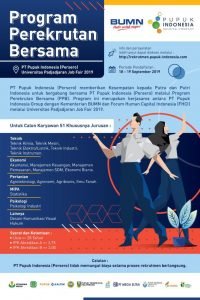 Program Perekrutan Bersama PT. Pupuk Indonesia (Persero)