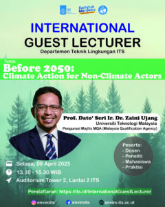 International Guest Lecturer 2025 on Before 2050 Climate Action for Non-Climate Actors.