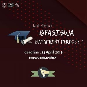 Dataprint Periode I Scholarship