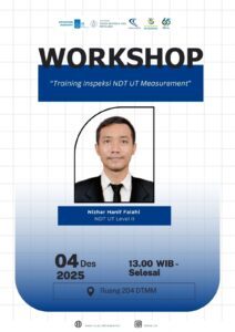 DTMM ITS Holds Workshop on “NDT UT Measurement Inspection Training” to Strengthen Educational Staff Competence