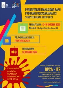 Pendaftaran S2 Pascasarjana Semester Genap 2020/2021