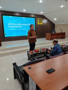 Guest Lecture “Artificial Intelligence in Construction” bersama Dr. Igor Martek