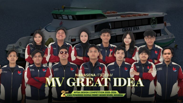 The ITS Nawasena team won the 2026 World Ferry Safety Association (WFSA) international competition with their MV Great Idia ship innovation.