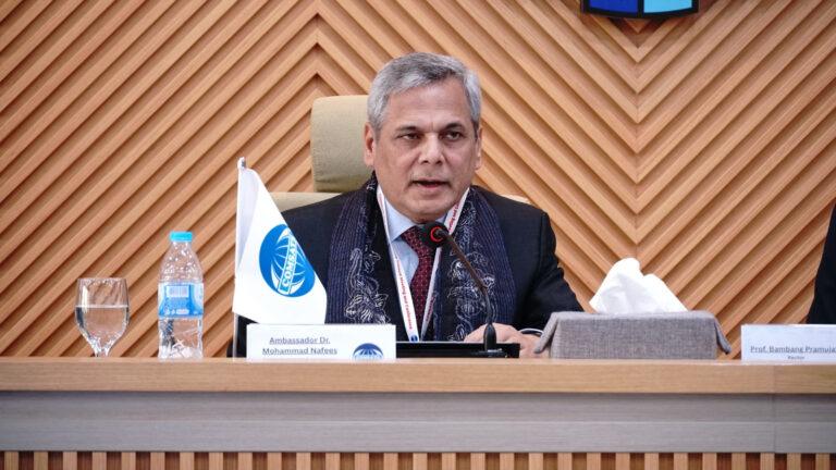 Dr Mohammad Nafees Zakaria Executive Director of COMSATS delivering keynote speech at opening ceremony of 26th Meeting of COMSATS Coordinating Council hosted by Institut Teknologi Sepuluh Nopember ITS