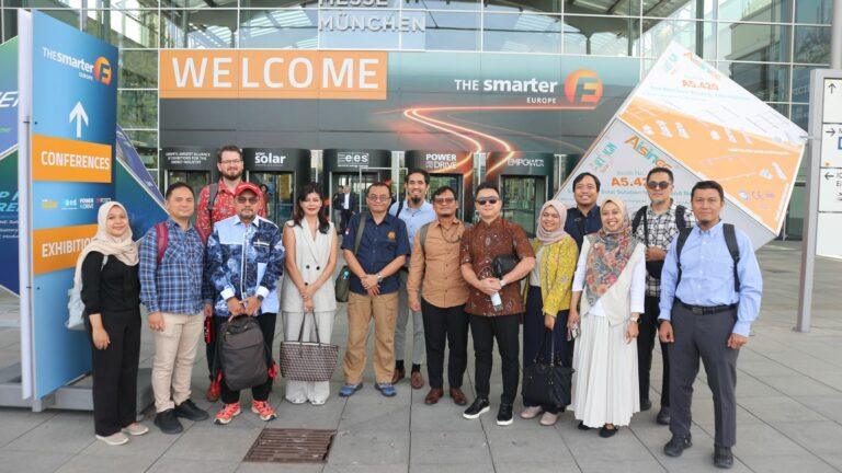 The Indonesian delegation attending The Smarter E Europe/Intersolar Europe 2026.