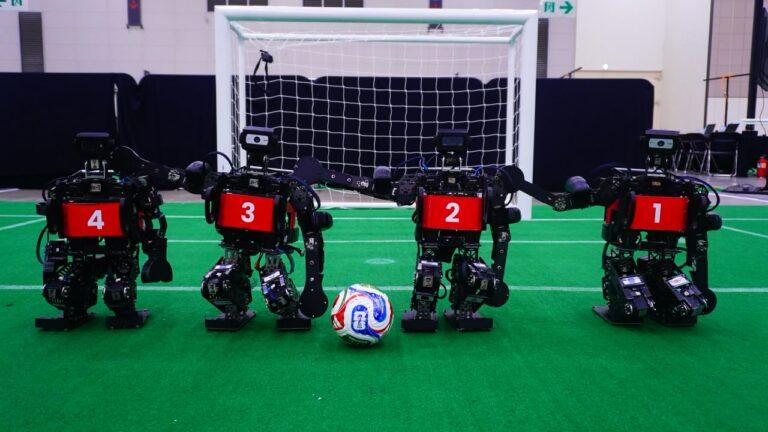 The Ichiro ITS humanoid robot that secured 3rd place at RoboCup 2026 at Songdo Convensia, Incheon, South Korea.