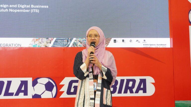 Opening remarks for the Design Matters Exhibition delivered by Dean of FDKBD ITS, Ellya Zulaikha, S.T., M.Sn., Ph.D.