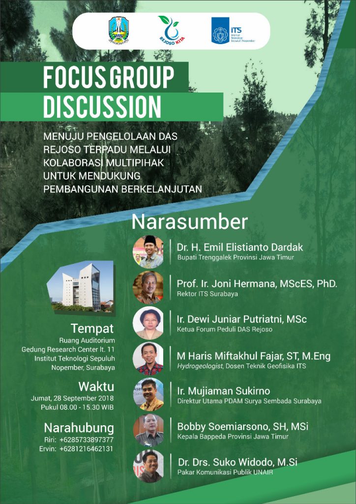 Focus Group Discussion of Rejoso Watershed Management