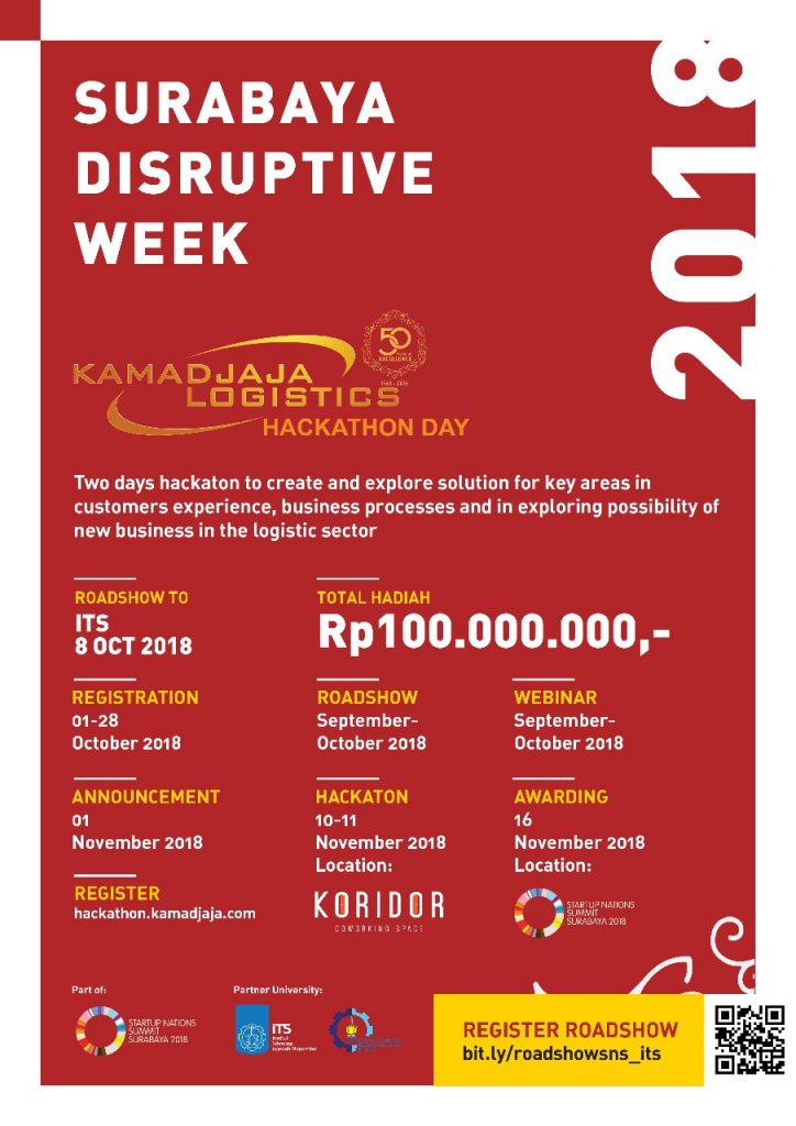 Surabaya Disruptive Week 2018 Roadshow at ITS
