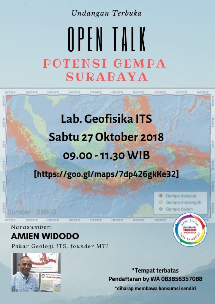 Open Talk on Earthquake Potential in Surabaya