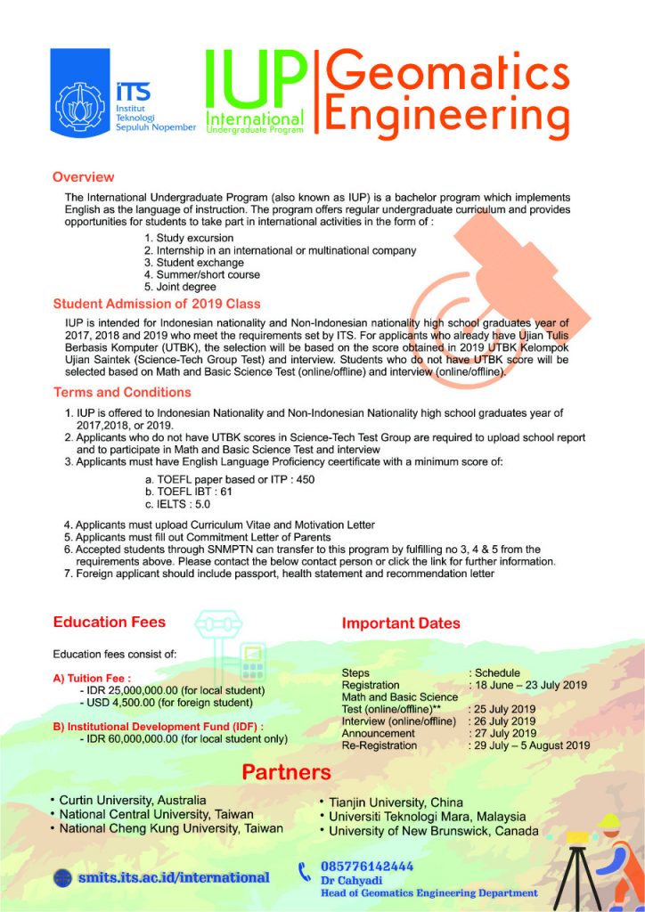 International Undergraduate Program – Geomatics Engineering