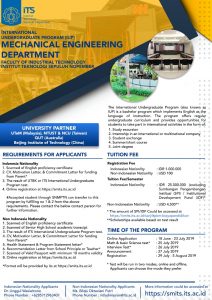 International Undergraduate Program – Mechanical Engineering