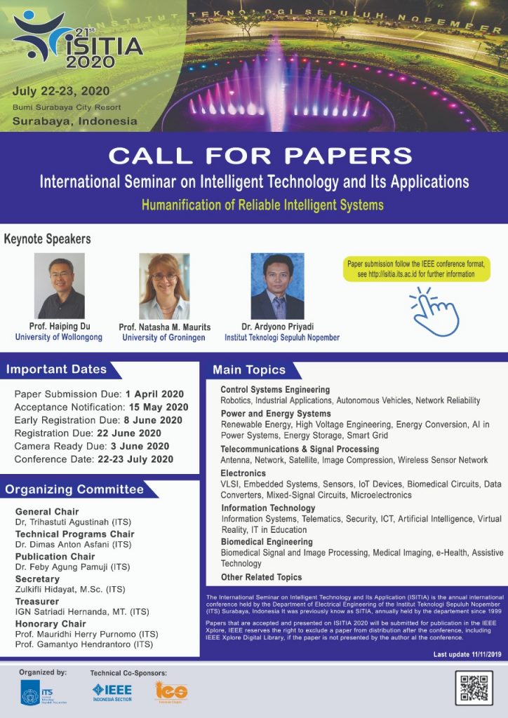 International Seminar on Intelligent Technology and Its Application