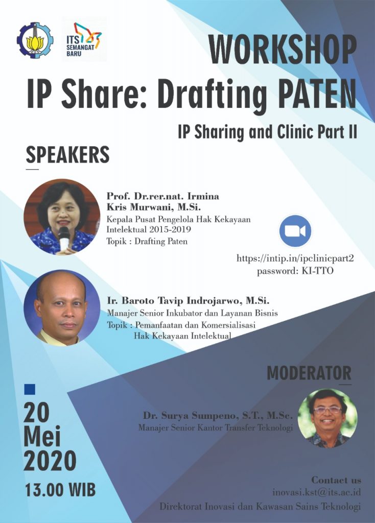 IP Sharing and Clinic Patent II – IP Share : Drafting PATEN