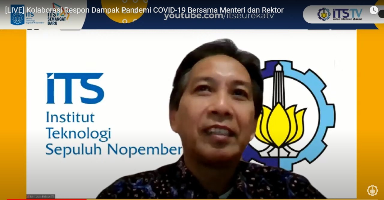 The rector of ITS, Prof. Mochamad Ashari also gave a greetings