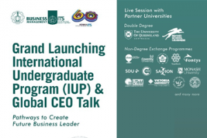 Grand Launching International Undergraduate Program of Departemen Business Management