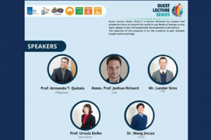 Guest Lecture Series : SDGs