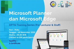 DPTSI Training Series : For Lecture and Staff