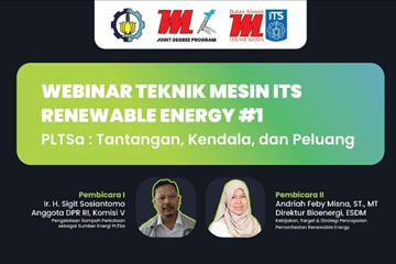 Webinar Mechanical Engineering : Renewable Energy Series 1
