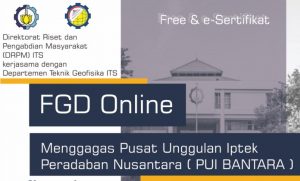 FGD Online PUI BANTARA by DRPM and Geophysics Department