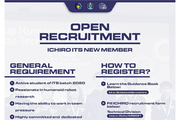 Open Recruitment : ICHIRO ITS New Member