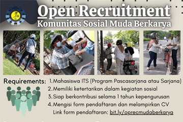 Open Recruitment : Komunitas Sosial Muda Berkarya