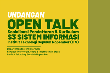 Open Talk : Doctoral Program Departement of Information Systems
