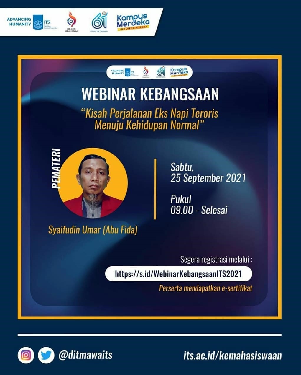 Webinar Kebangsaan - Institut Teknologi Sepuluh Nopember