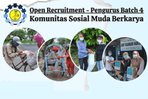 Rekrutmen Terbuka : Komunitas Sosial Muda Berkarya Kelompok 4
