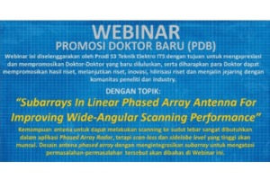 Webinar : Doktor Departemen Teknik Elektro #2