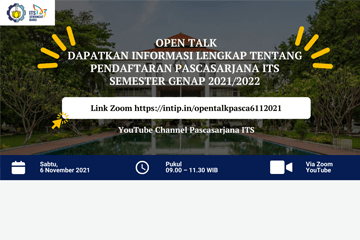 Open Talk : Postgraduate ITS 2021/2022 Even Semester