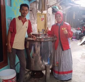 Tingkatkan Produktivitas UKM, ITS Rancang Dandang Lontong Berteknologi