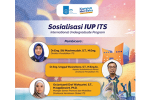 Sosialisasi International Undergraduate Program (IUP) ITS 2022