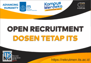 Open Recruitment Dosen Tetap ITS