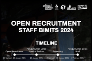 OPEN RECRUITMENT : STAFF BIMITS 2024