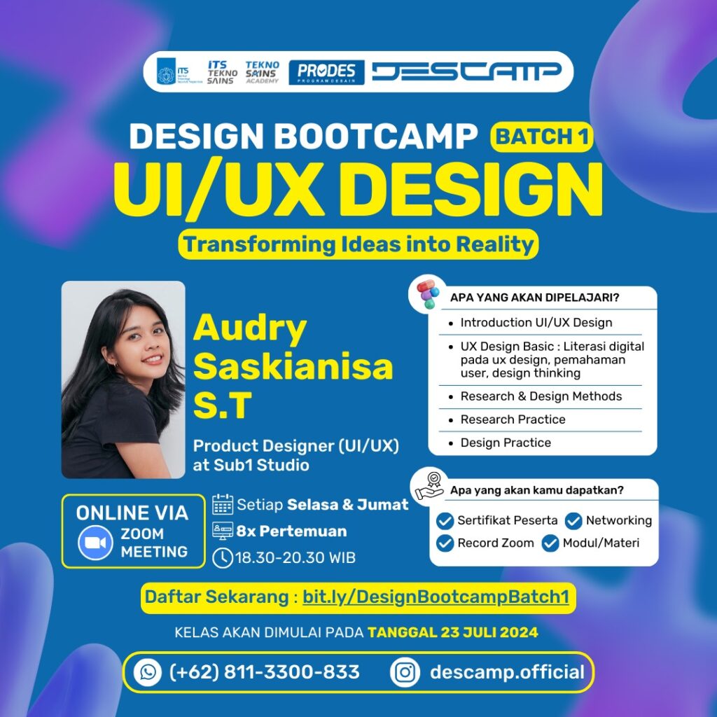 Desain Bootcamp Gelombang 1 : Desain UI/UX - Institut Teknologi Sepuluh ...