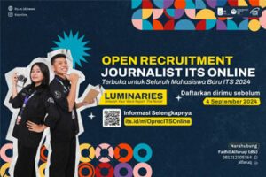 Open Recruitment : Journalist ITS Online 2024