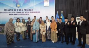 Dosen FT-EIC dan Manajemen Baru Dilantik untuk Masa Jabatan 2025-2029 di ITS