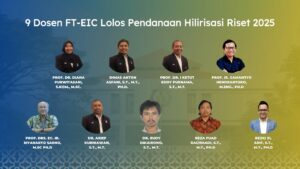 FT-EIC ITS Catat Prestasi: 9 Dosen Lolos Pendanaan Hilirisasi Riset 2025