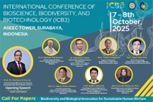 International Conference of Bioscience, Biodiversity, and Biotechnology (ICB3)