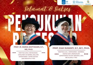 ITS Kukuhkan Dua Profesor FTIRS, Dorong Teknologi Berkelanjutan