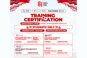 Pelatihan & Sertifikasi (Batch XII) – Penawaran Spesial Agustus