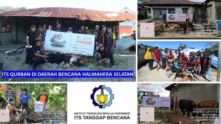 Penyaluran Qurban dari ITS Tanggap Bencana