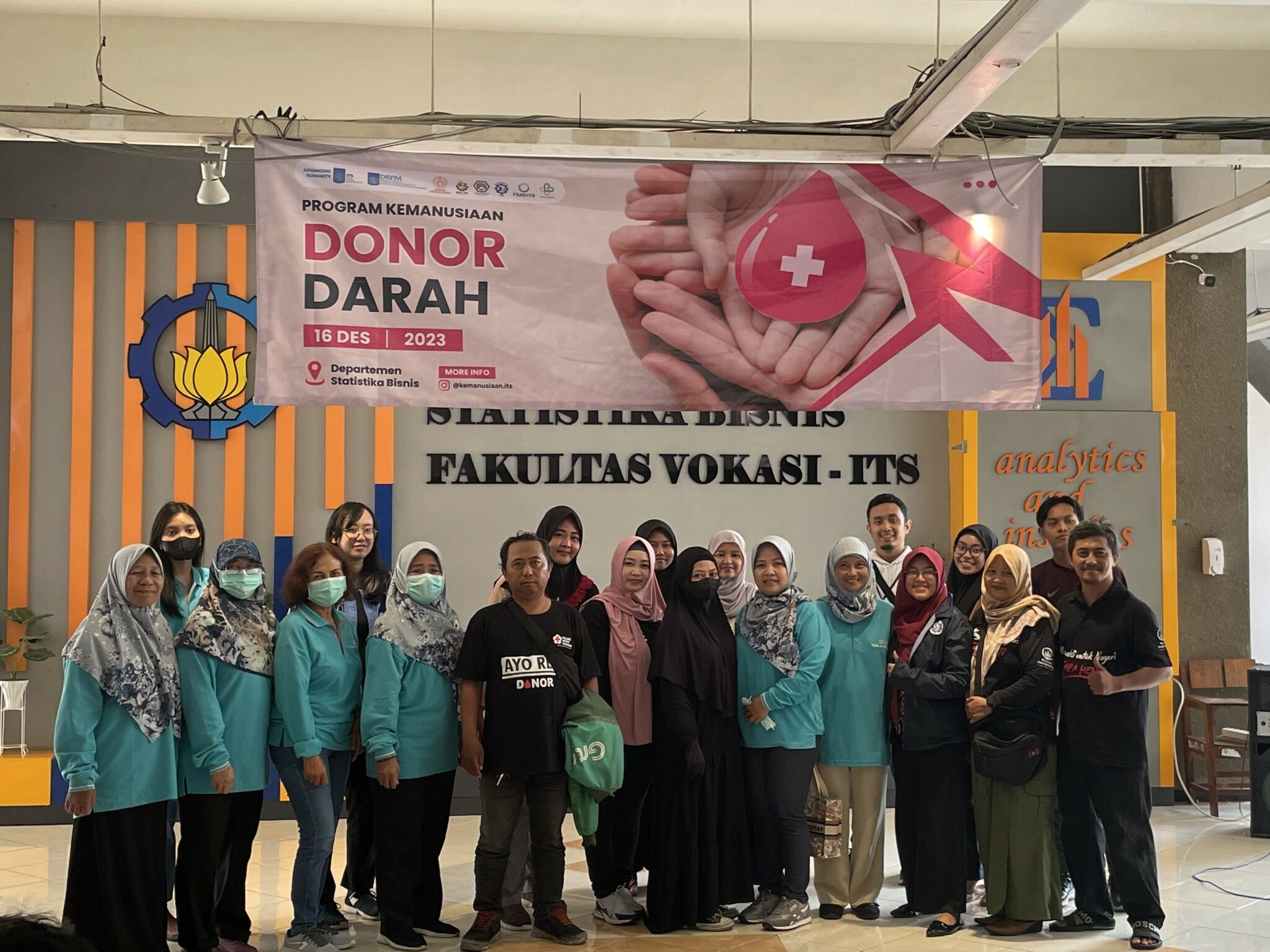 Lewat Donor Darah, Satgas Kemanusiaan ITS Salurkan Kebaikan