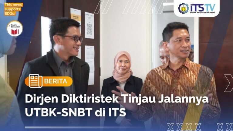 Director General of Higher Education Ensures ITS Readiness for UTBK-SNBT 2024