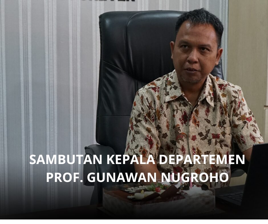 Sambutan Kepala Departemen