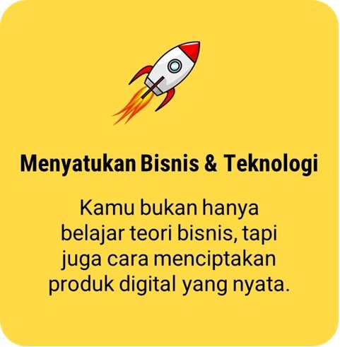 Menyatukan Bisnis dan Teknologi