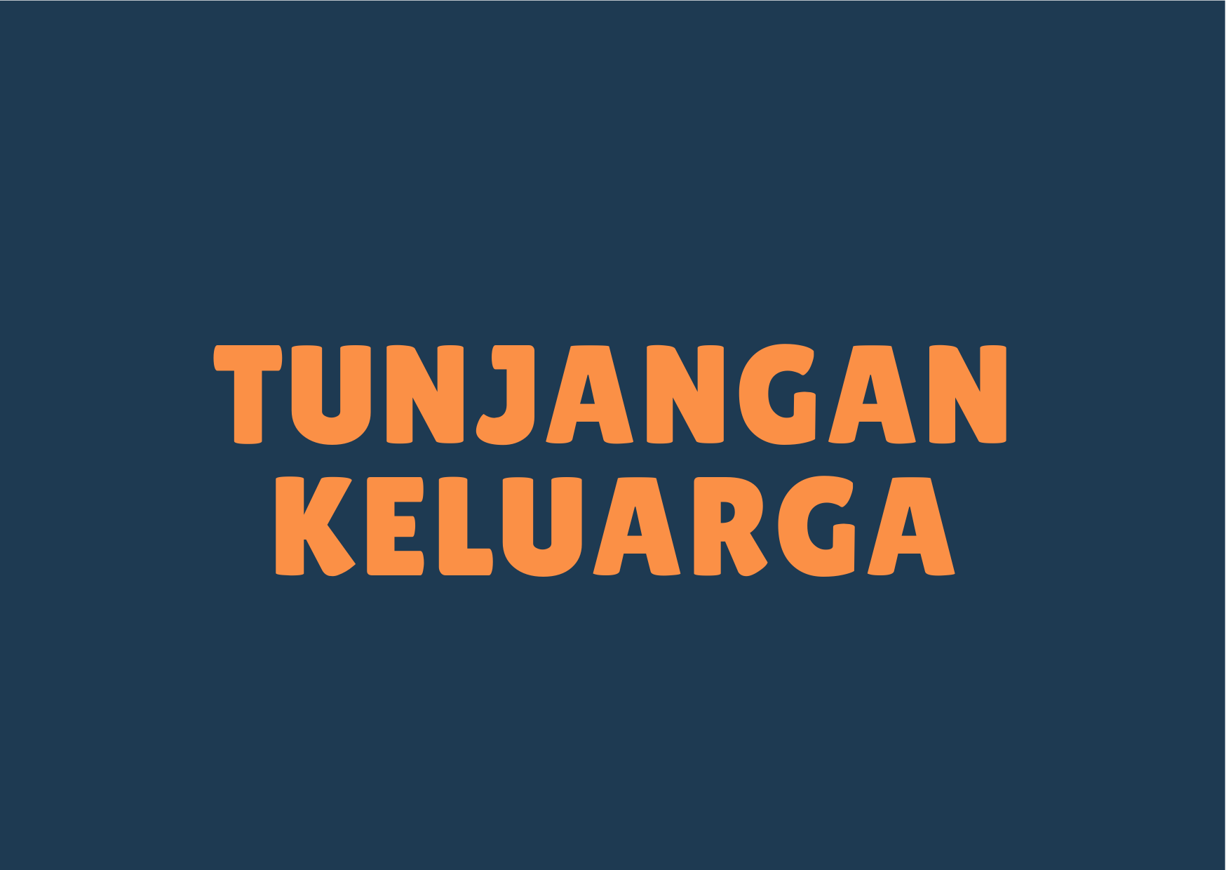 Tunjangan Keluarga